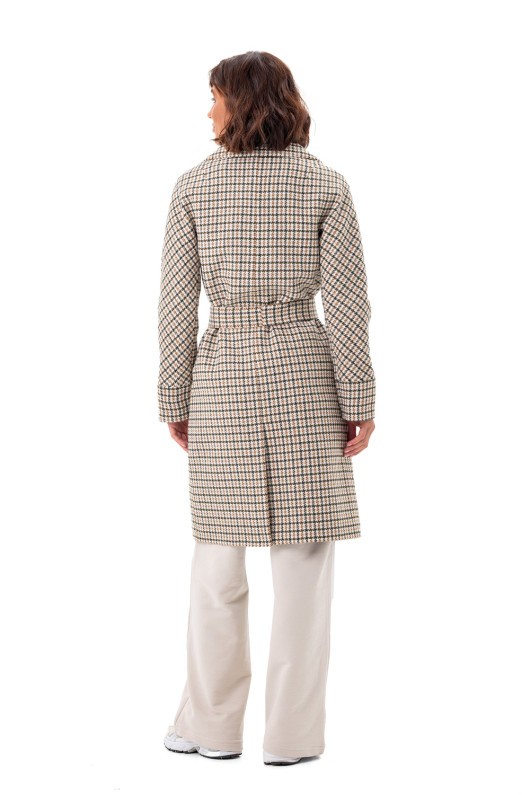 Пальто Келі лапка зелений