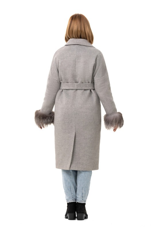 Пальто Уїтні сірий утеплене