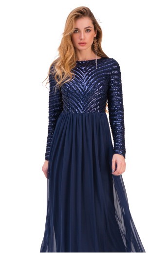 Платье Беатрис синий