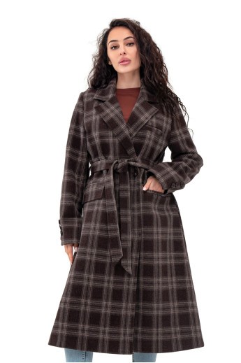 Пальто Наті коричневий