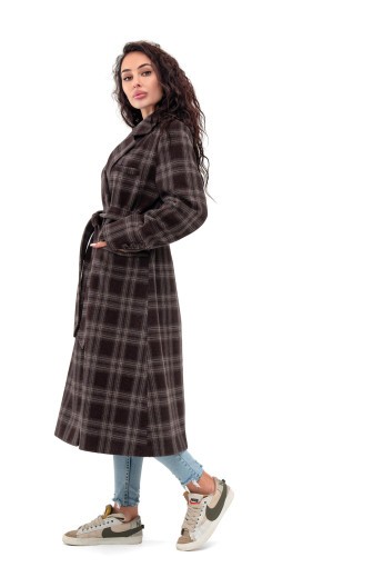 Пальто Наті коричневий