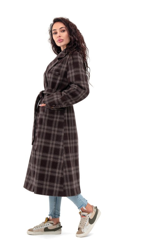 Пальто Наті коричневий