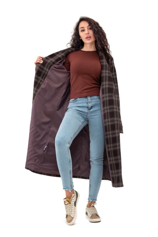 Пальто Наті коричневий