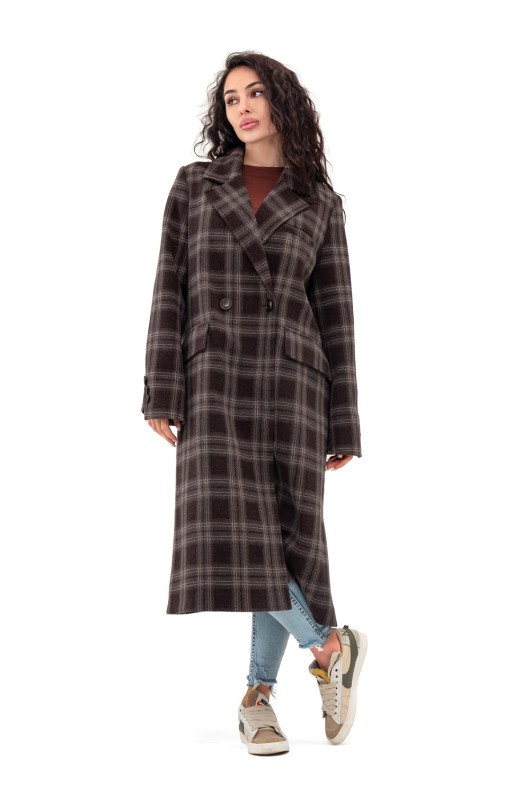 Пальто Наті коричневий