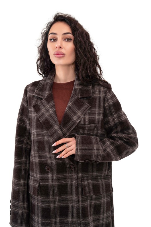 Пальто Наті коричневий