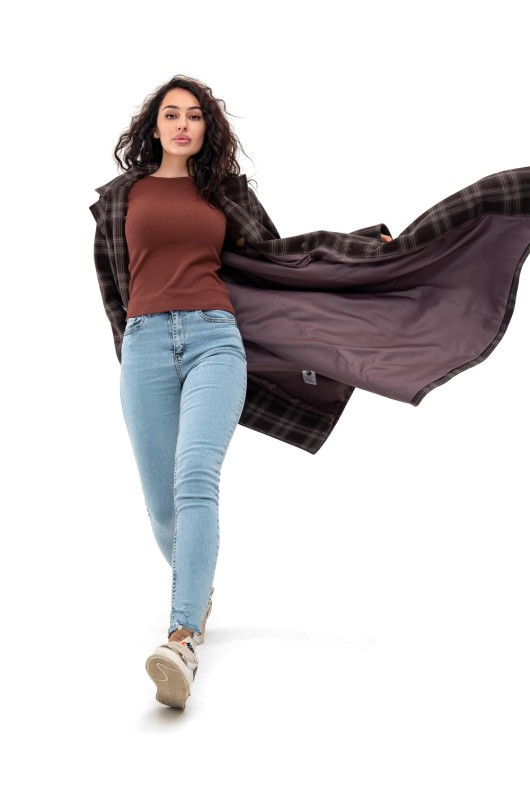 Пальто Наті коричневий