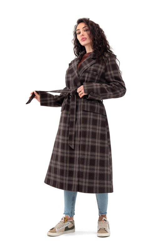 Пальто Наті коричневий