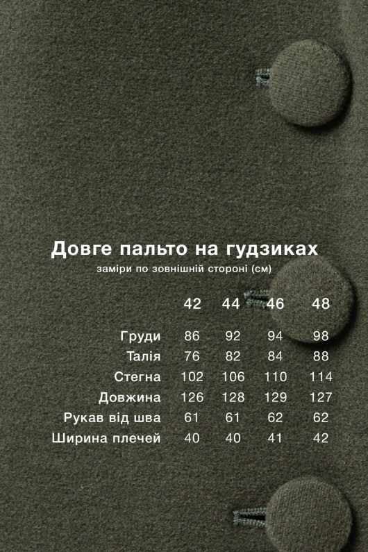 Пальто Ені оливковий