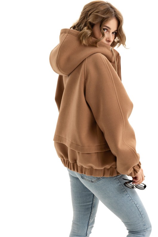 Жіноча куртка-бомбер «Фенсі» кемел