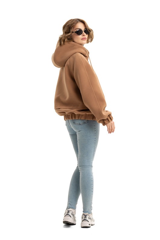 Жіноча куртка-бомбер «Фенсі» кемел