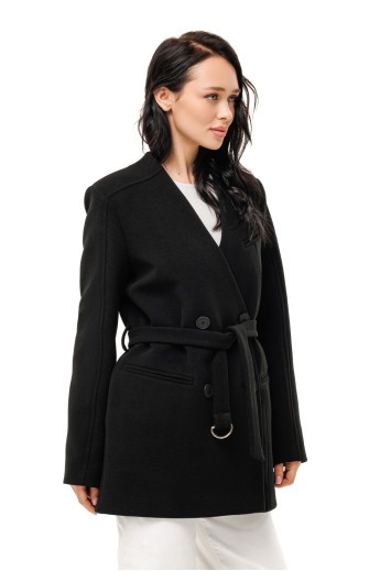 Пальто Стейсі чорний