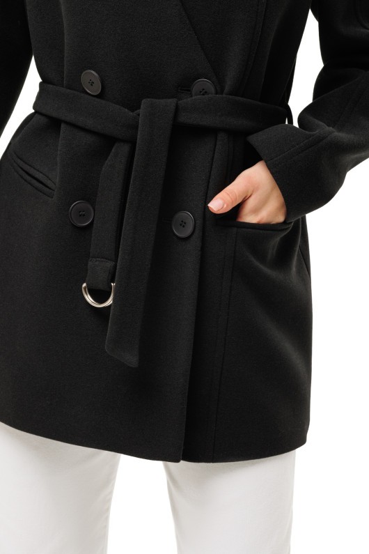 Пальто Стейсі чорний