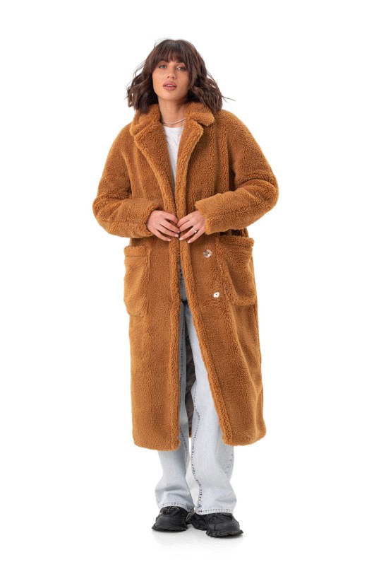 Шуба Леона коричневий утеплене