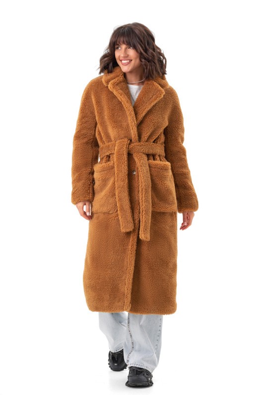 Шуба Леона коричневий утеплене