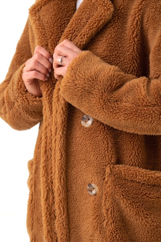 Шуба Леона коричневий утеплене