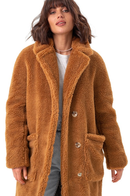 Шуба Леона коричневий утеплене