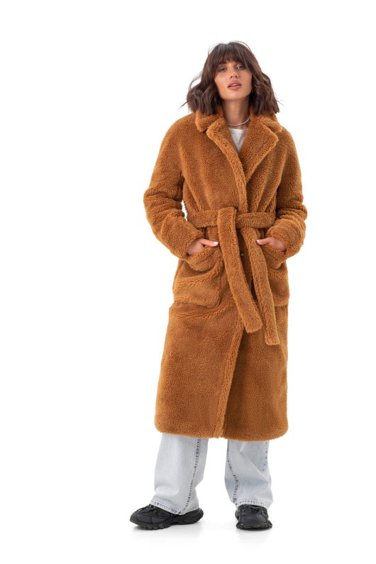 Шуба Леона коричневий утеплене