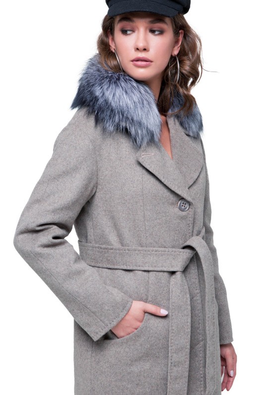 Пальто Кортнi капучино утеплене