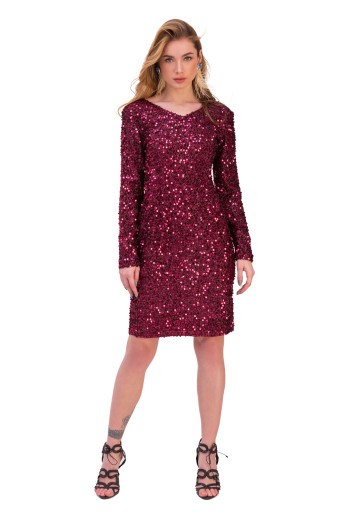 Платье Альба бордо