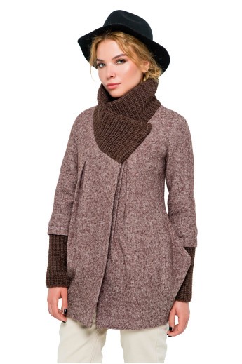 Пальто Брук коричневий