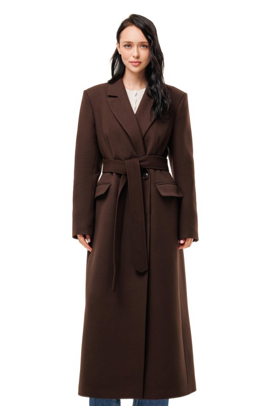 Пальто Валентина шоколад