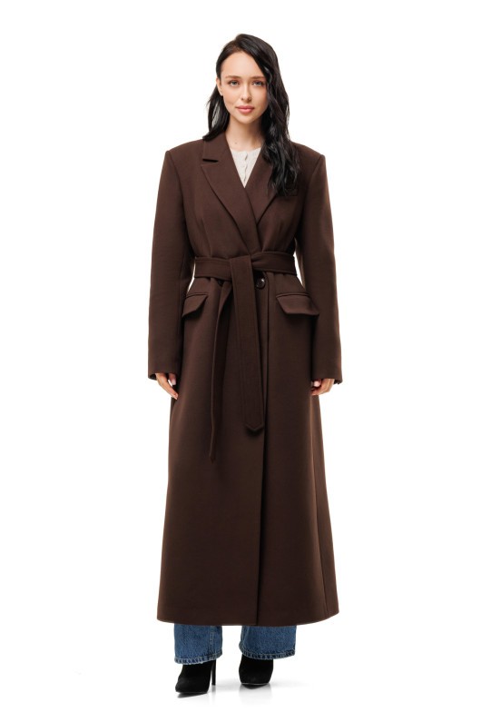 Пальто Валентина шоколад