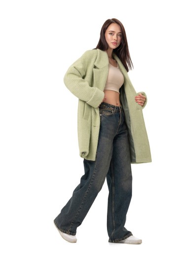 Пальто Мег фісташка