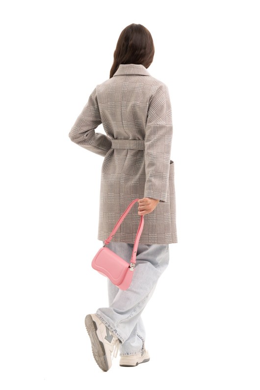 Пальто Астрiд беж.-блакитна смуга