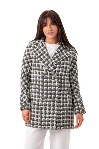 Пальто Ейпріл сіро-зелене