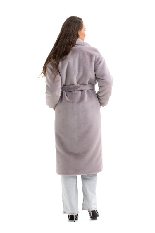 Шуба Емілія сiрий утеплене