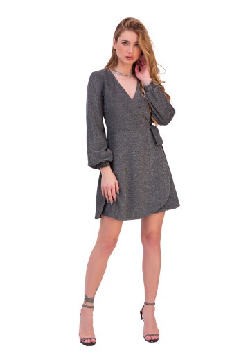 Платье Фэйт серебро