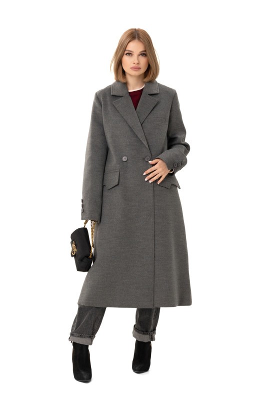 Пальто Наті т.сірий