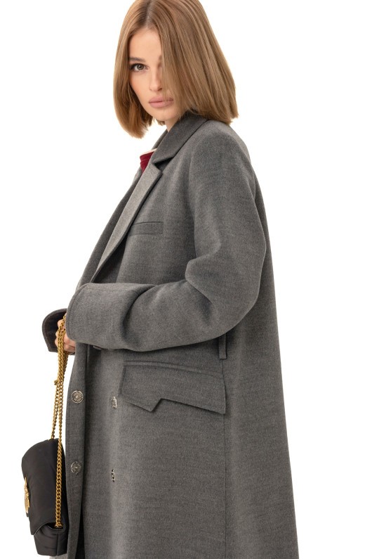 Пальто Наті т.сірий