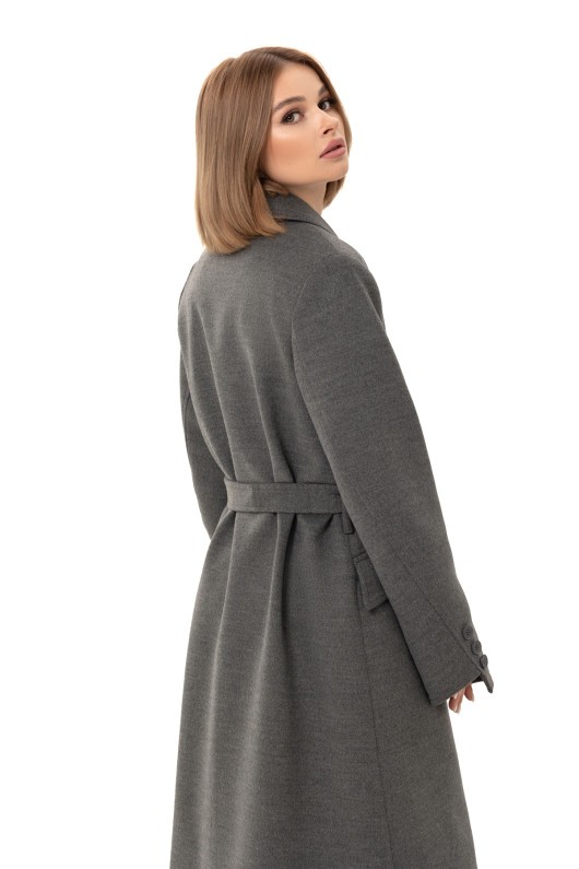 Пальто Наті т.сірий