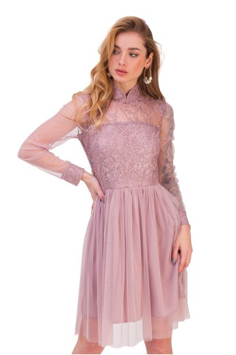 Платье Лаванда пудра