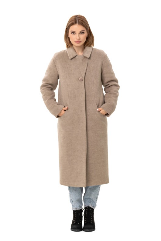 Пальто Татi капучино утеплене