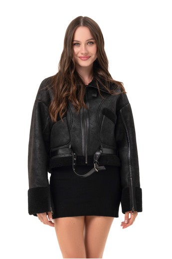 Дубленка Санти черный