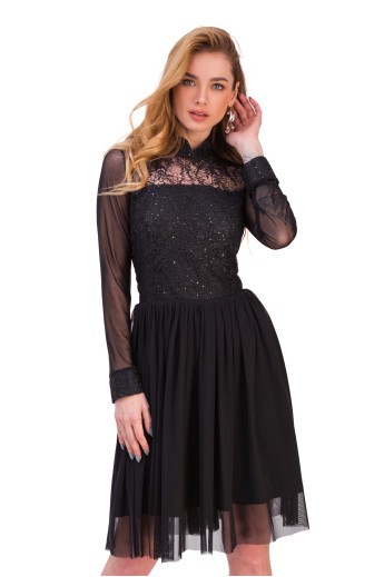 Платье Лаванда черный