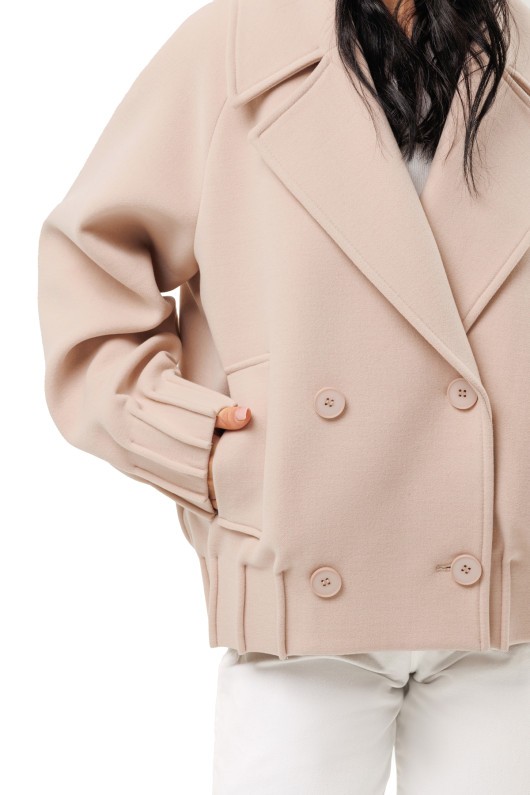 Пальто Августа  світло-бежевий