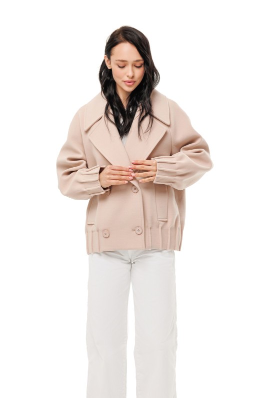 Пальто Августа  світло-бежевий