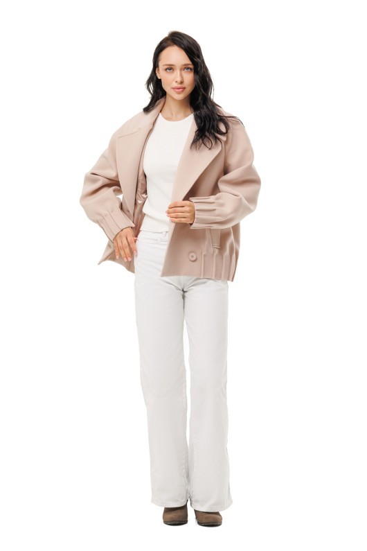 Пальто Августа  світло-бежевий