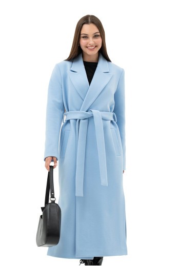 Пальто Одрі блакитний