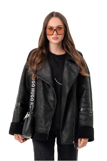 Дубленка Мика черный