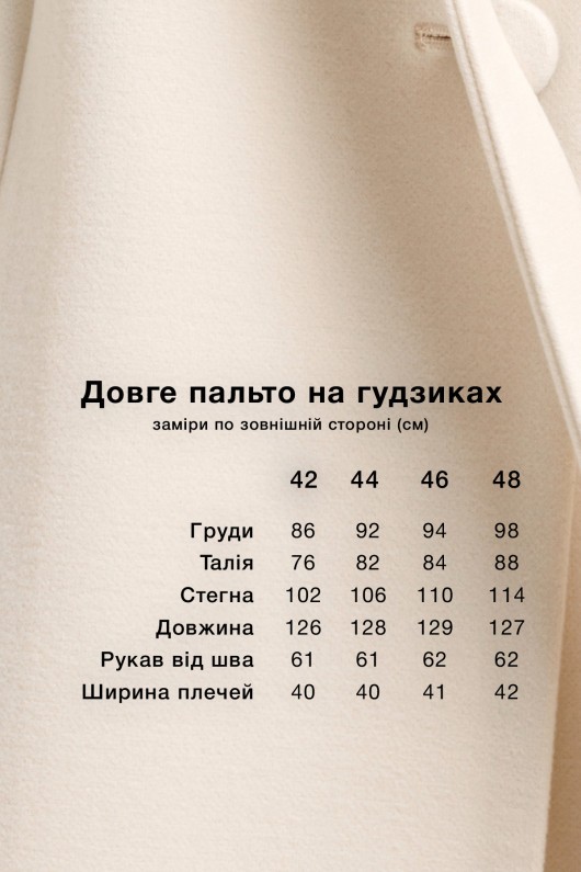 Пальто Ені молоко