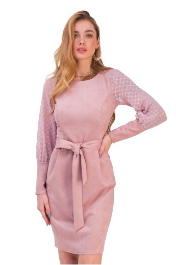 Платье Ами пудра