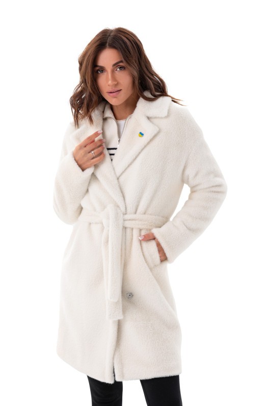 Шуба Монро бiлий утеплене