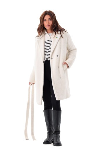 Шуба Монро бiлий утеплене