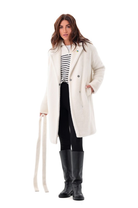 Шуба Монро бiлий утеплене