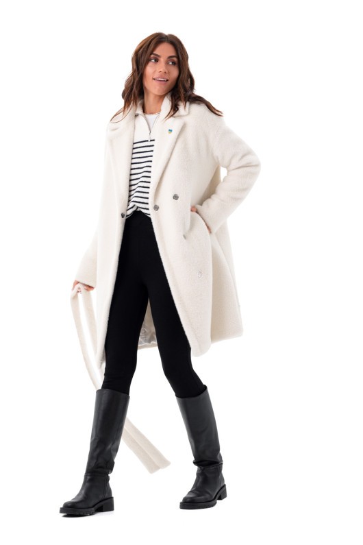 Шуба Монро бiлий утеплене