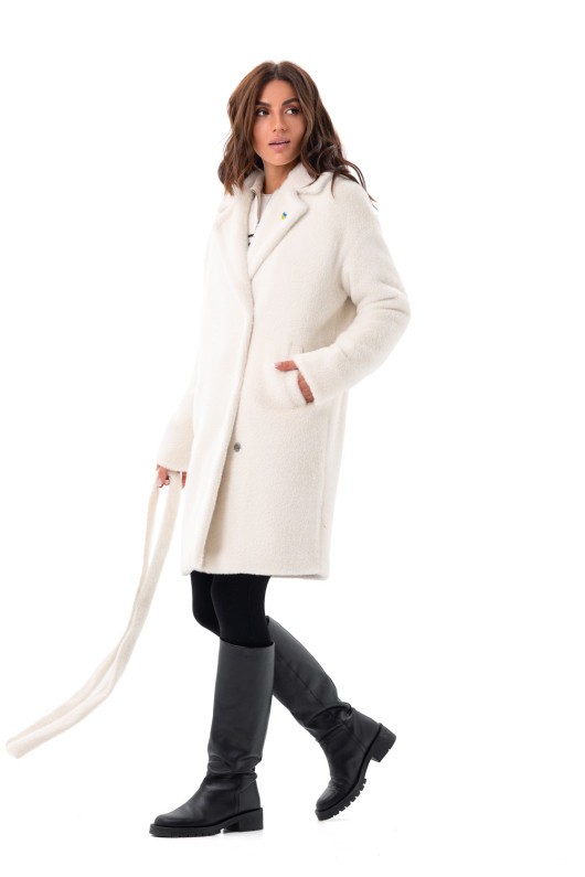 Шуба Монро бiлий утеплене